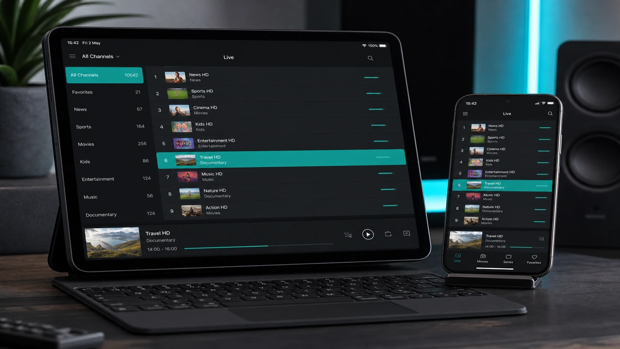 IPTV Playlist Interface